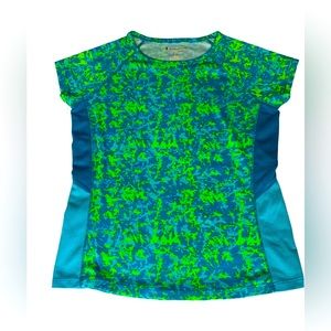 Champion Powertrain Girls Green Active Wear Top Size Small